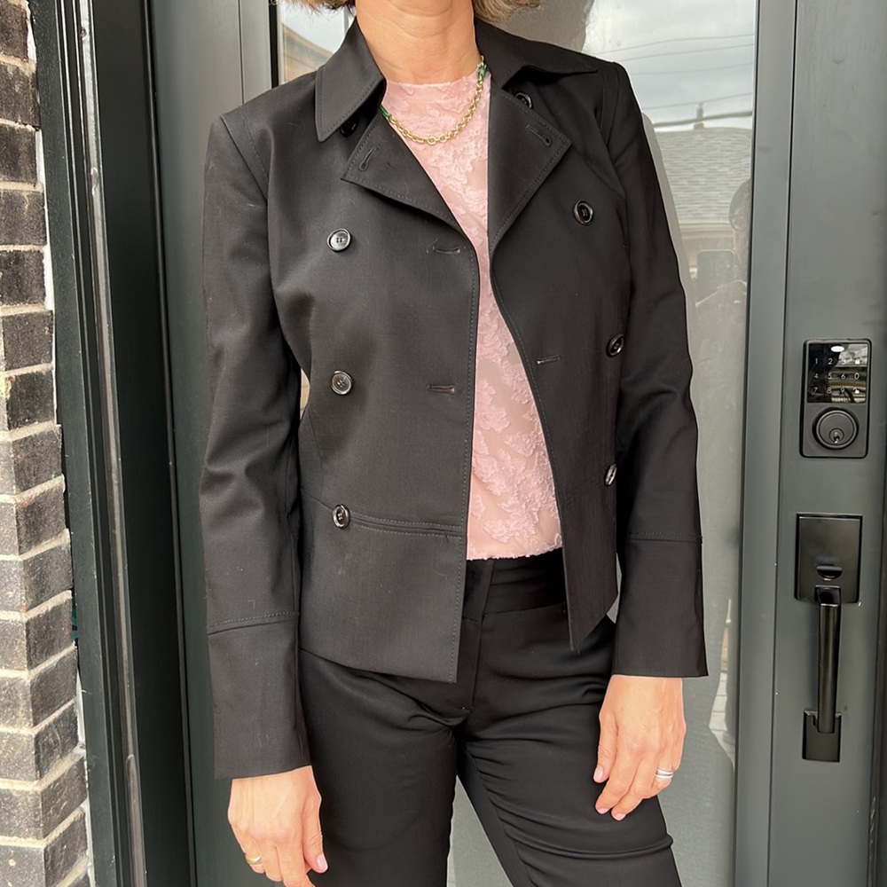 TEENFLO stunning wool trench like blazer